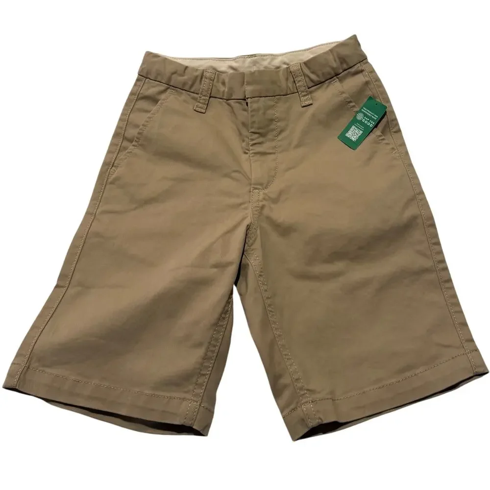 GAP Boys Khaki Chino Shorts Size 10 NWT Kids Uniform Shorts